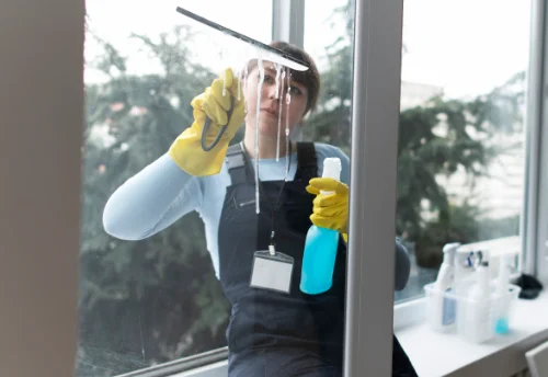Nettoyage de vitres intérieures et extérieures à Villegouin
